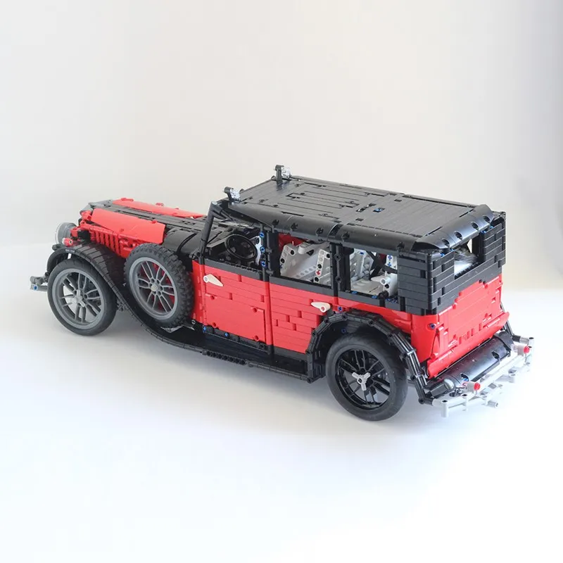 Leinglys строительный блок технологии moc 14807 классический автомобиль Benz 770 мастер