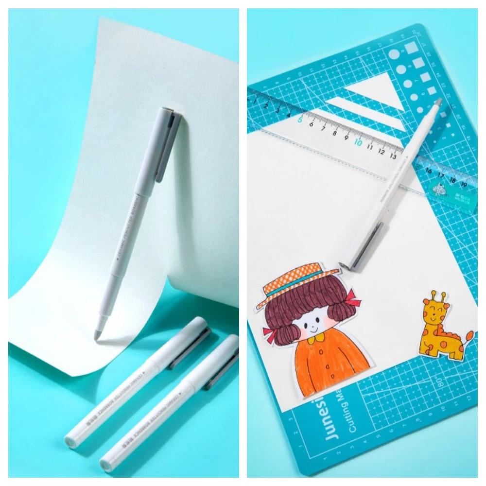 

Creative Paper Pen Knife Wear-Resisting Newspaper Hand Book Cutter Tape Ceramic Blade Japanese-style Knife Cutting Knives