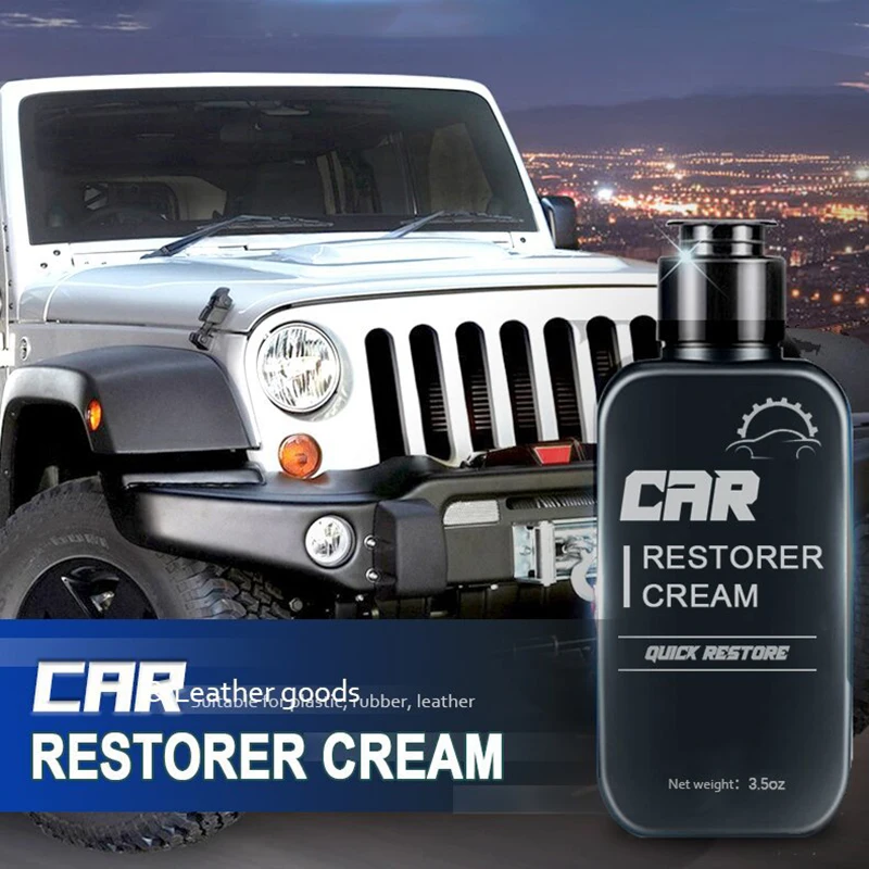 

Auto Leather&Reusable Plastic Refurbishment Paste Washable Refresh Aging Leather Surface Car Restorer Cream NJ88
