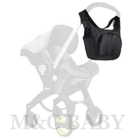 storage bag essentials bag compatible with doonafoofoo infant car seat stroller mom bag black color
