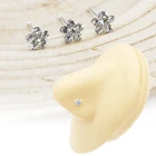 кольцо в нос  пирсинг в нос серебро 925 ювелирные изделия бижутерия для женщин Кольцо для пирсинга носа из серебра 925 пробы, 20 шт.лот