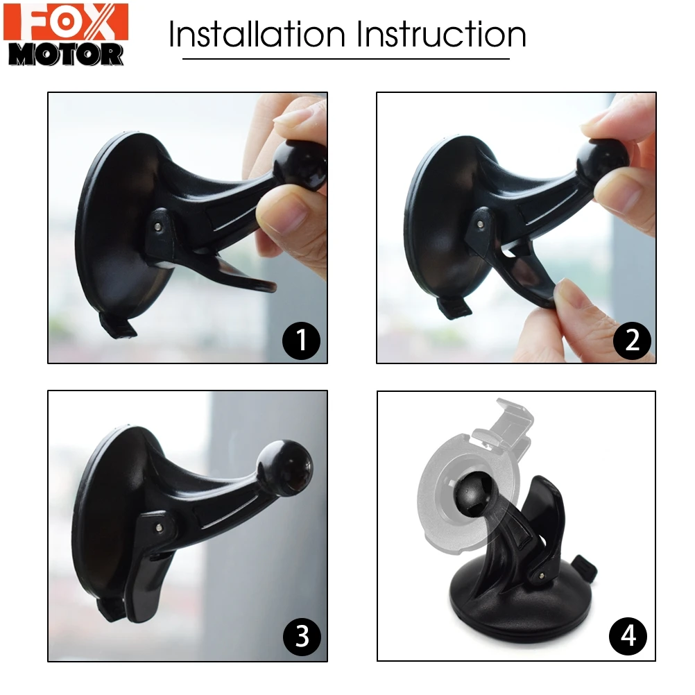 Автомобильный держатель-подставка на присоске ветровое стекло для Garmin Nuvi GPS 57LM 58LM