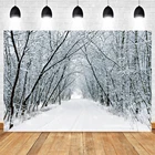 Yeele лес фоны для фотосъемки детей фотосессия фотография зимняя тропинка ветки снежное снежинки фон студийной фотосъемки