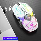 X13 2,4G Bluetooth Беспроводная Бесшумная перезаряжаемая Механическая игровая мышь для ноутбуков