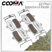 4 pair bicycle disc brake pads for shimano m8120 m7120 mt520 mt420 saint m810 m820 zee m640 and bengal alu alloy ex plus