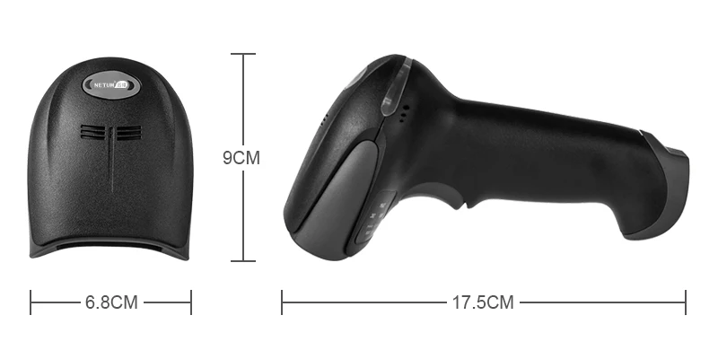 NETUM NT-1698W Ручной беспроводной сканер штрих-кода и NT-1228BL Bluetooth 1D/2D QR считыватель штрих-кода PDF417 для IOS Android IPAD