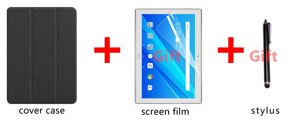 Тонкий чехол на магните для lenovo TAB 4 10 Plus TB-X704N TB-X704F Tablet(), защитный чехол, кожаный чехол+ Бесплатный подарок
