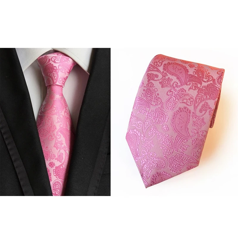 6 шт. модные галстуки классические мужские жаккардовые галстуки тканые мужские галстуки от AliExpress WW