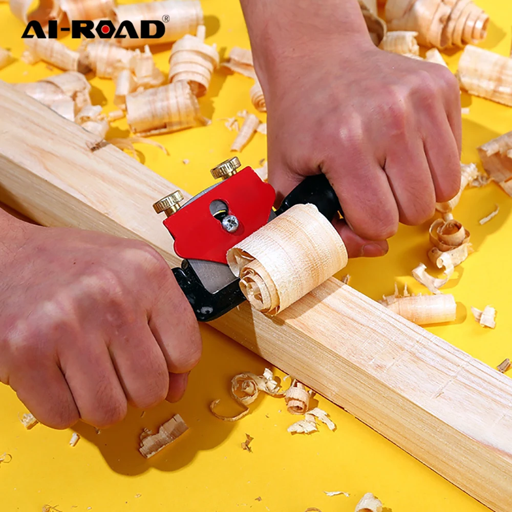 

AI-ROAD деревообрабатывающих инструментов ручной работы пластический строгальный станок скобель металлическое лезвие ручной плоскости обре...