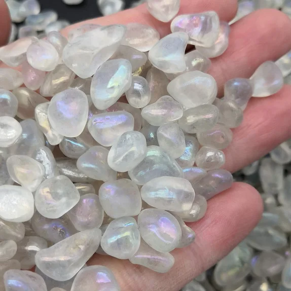 19 Каменная крошка из дробленого хрусталя и кварца, камни неправильной формы 500 г - Цвет: 19