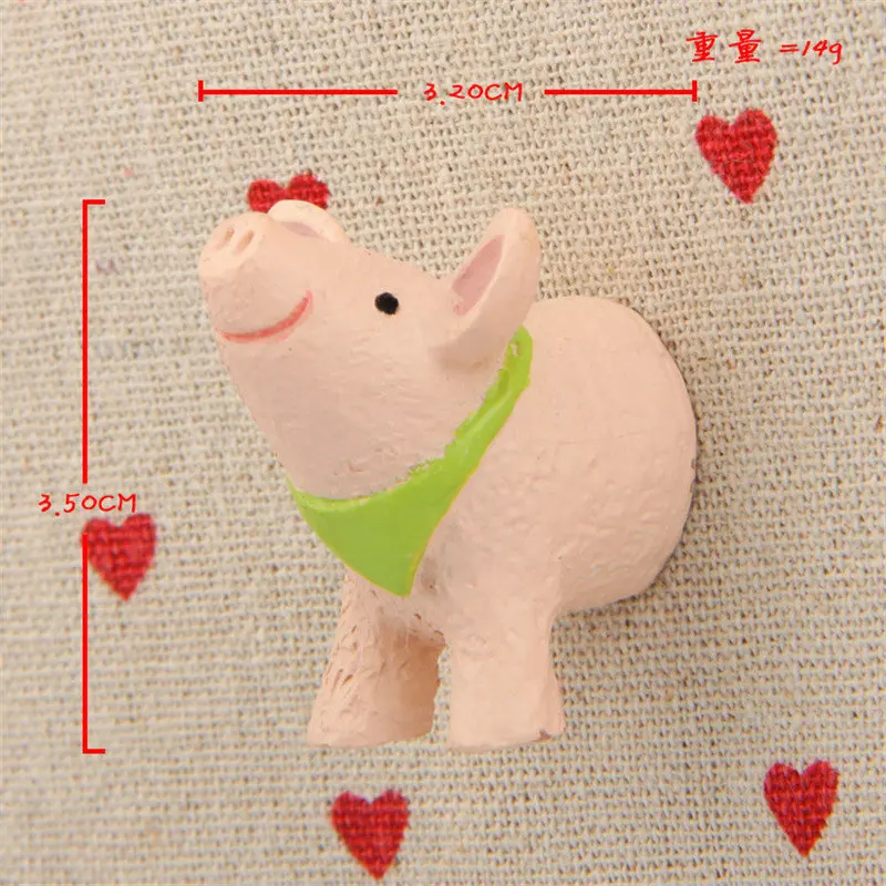 

Cute Resin Animal 3D Fridge Magnets Magnetic Ornament Home Decor DIY Panda Rabbit Refrigerator Stickers Craft Accessories