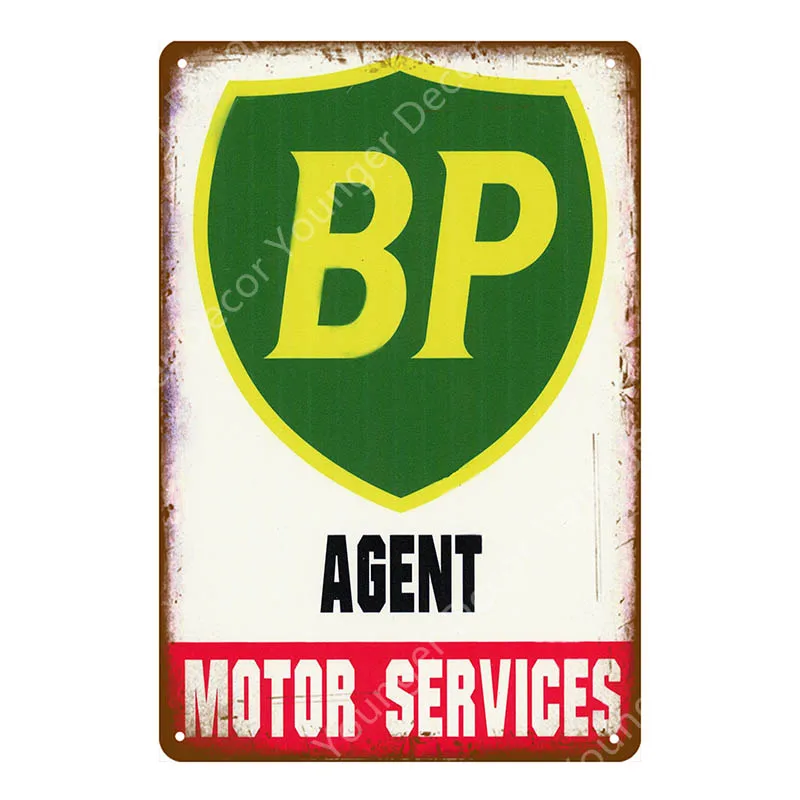 YD2426AI Atlantic Motor Oil табличка жестяная вывеска винтажный Ретро Декор гаража Бар Паб газ бензин декоративная тарелка Texaco настенный плакат YI-068 - Цвет: YD2426AI
