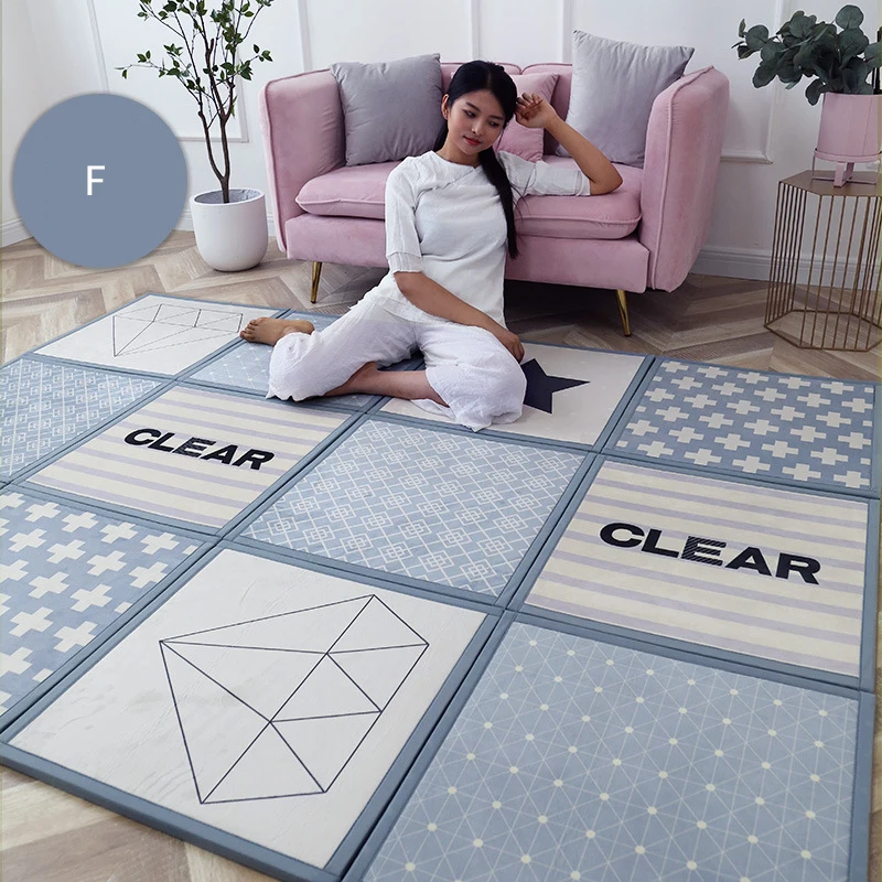 Cordial Shining Household Home Textiles Carpet 2CM Puzzle 3Pcs Soft Non-slip Nap Rug for Living Room | Дом и сад