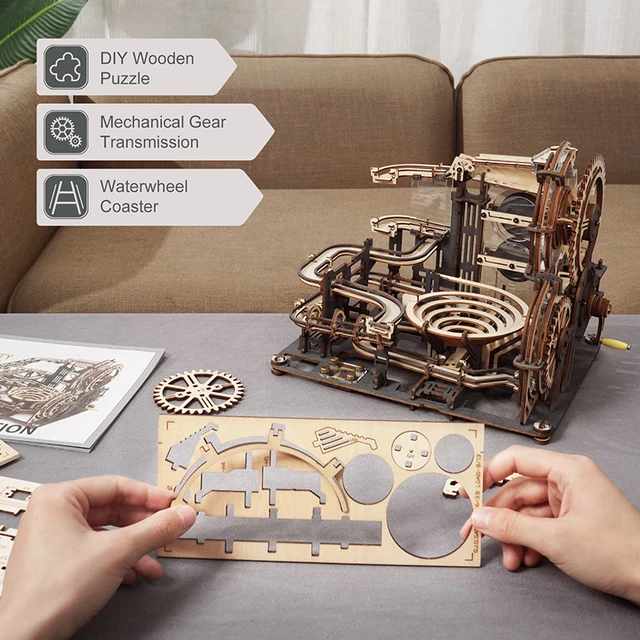 Robotime Rokr Marble Run Set - 3D Wooden Puzzle 3