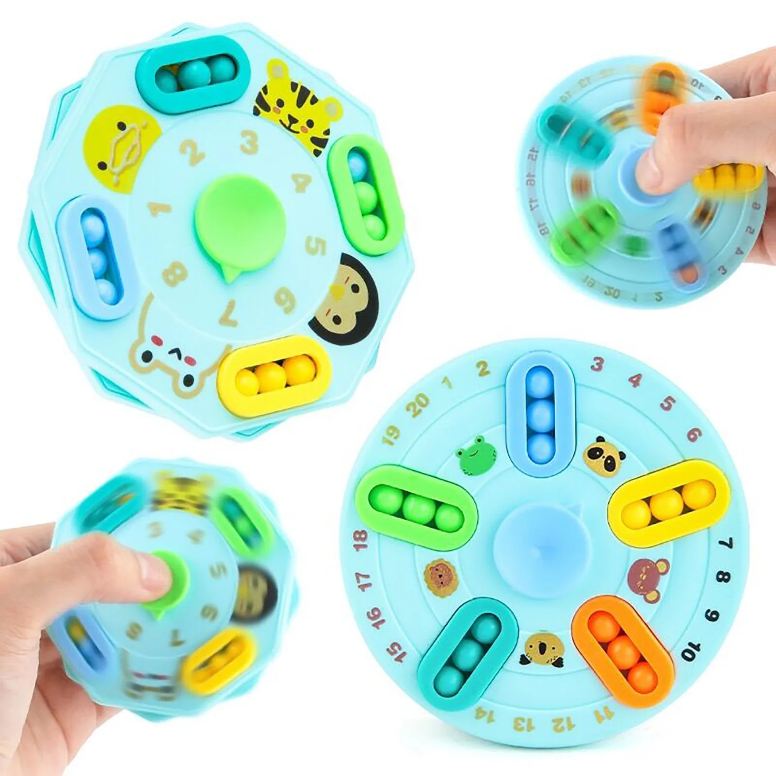 

Rotating Magic-bean Fingertip Stress Relief Intelligence Educational Toys Parent-child Intelligence Beginner Puzzle Fidget Toys