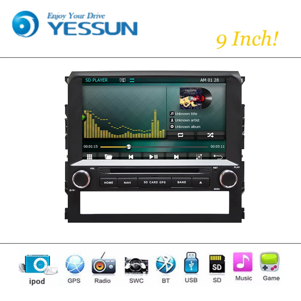 Автомобильный dvd плеер Android Wince система для Toyota Land Cruiser LC200 2000 2016 Радио Стерео GPS