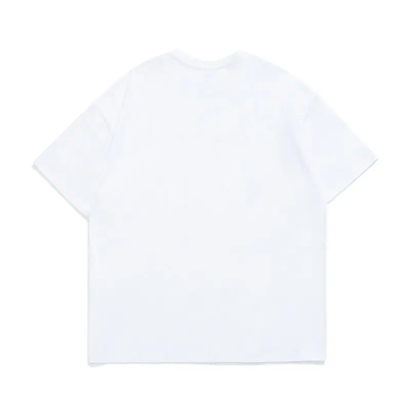 

2021 summer new cartoon bear letter printed short-sleeved T-shirt, men's fashion casual short-sleeved shirt, couples T-shirt