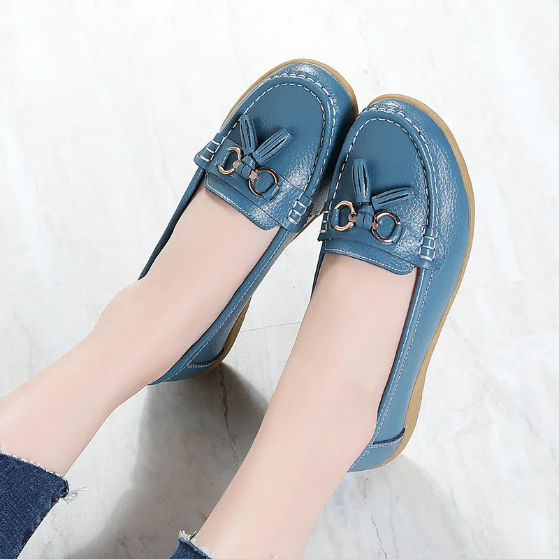 

Женские кроссовки из натуральной кожи, с мягкой подошвой, Размеры 35-44