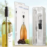 ice wine chiller stainless steel cooler beer wine aerator and pourer bottle stick rapid iceless perfect kitchen bar accessories