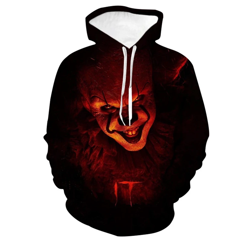 It2 Joker Hoody Он: глава два Джокера толстовки 3d Хэллоуин Джокер Для мужчин толстовка одежда с длинным рукавом с рисунками "влюбленные пары толстовки уличная Прямая поставка - Цвет: It2 Joker Hoody