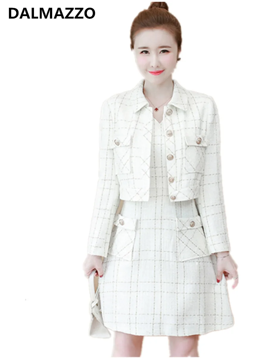 M 3XL Женская твидовая шерстяная куртка с большим Размеры костюм 2020 зимнее женское