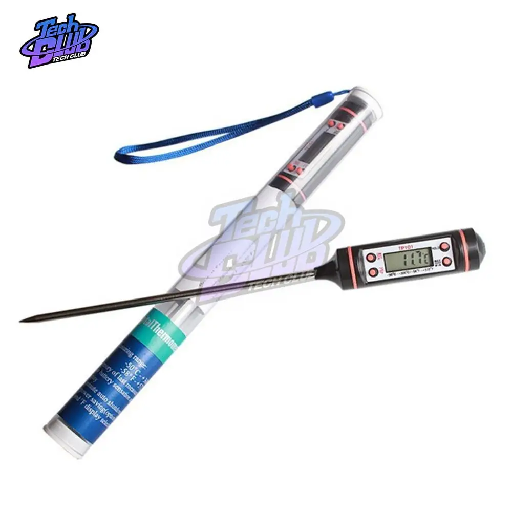 Электронный цифровой термометр кухонная метеостанция с датчиком температуры