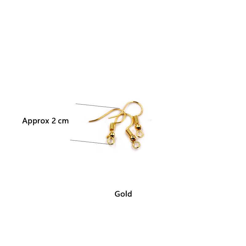 200Pcs Mixed Rose Gold Silver Black Metal Earring Hooks for Jewelry Making Diy Handmade Accessories Wholesale | Украшения и