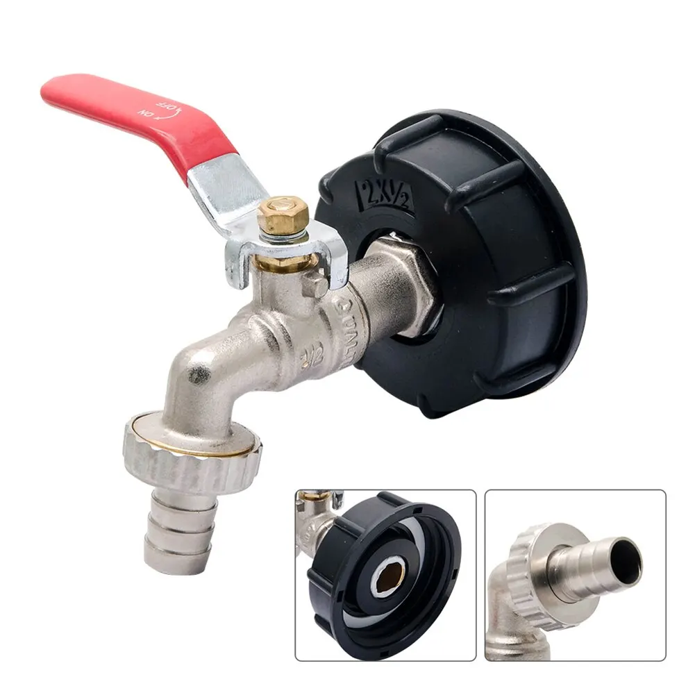 1/2 латунные сопла резервуар 1000 литра адаптер IBC соединитель для садового