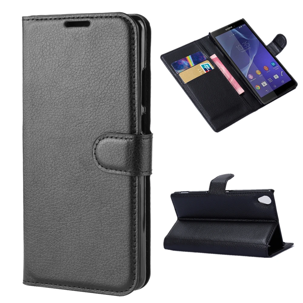Чехол кошелек с держателем для карт чехлы телефона Sony Xperia Z1 C6902 C6903 C6906 C6943 кожаный