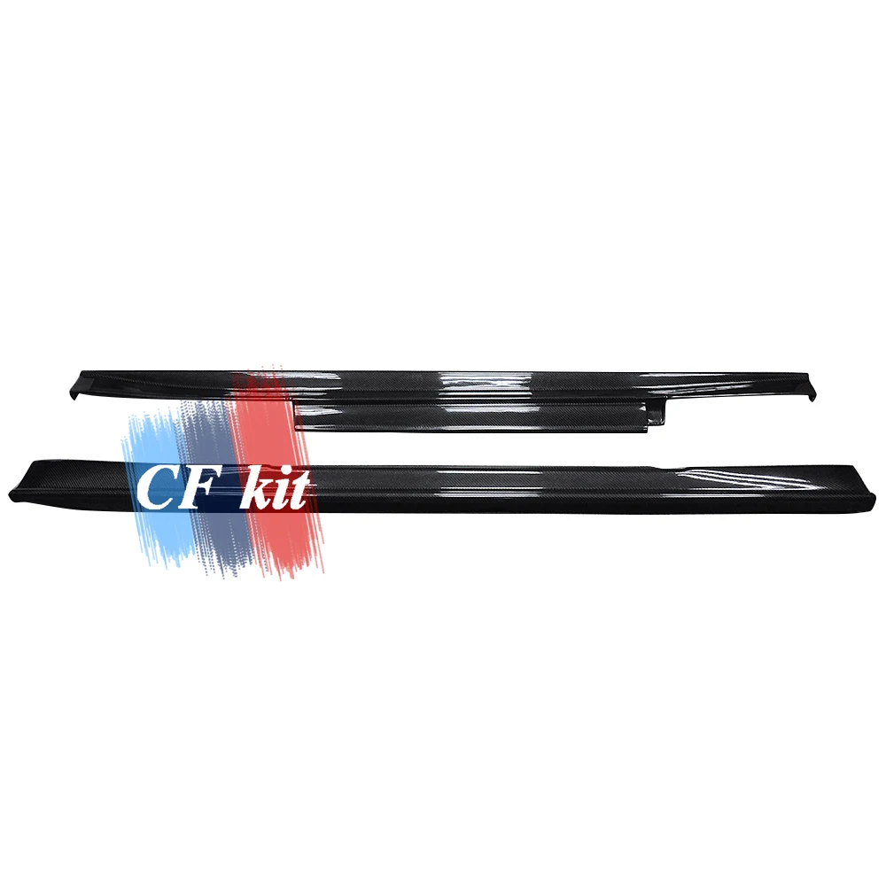 Комплект боковых юбки CF тела из настоящего углеродного волокна спойлер