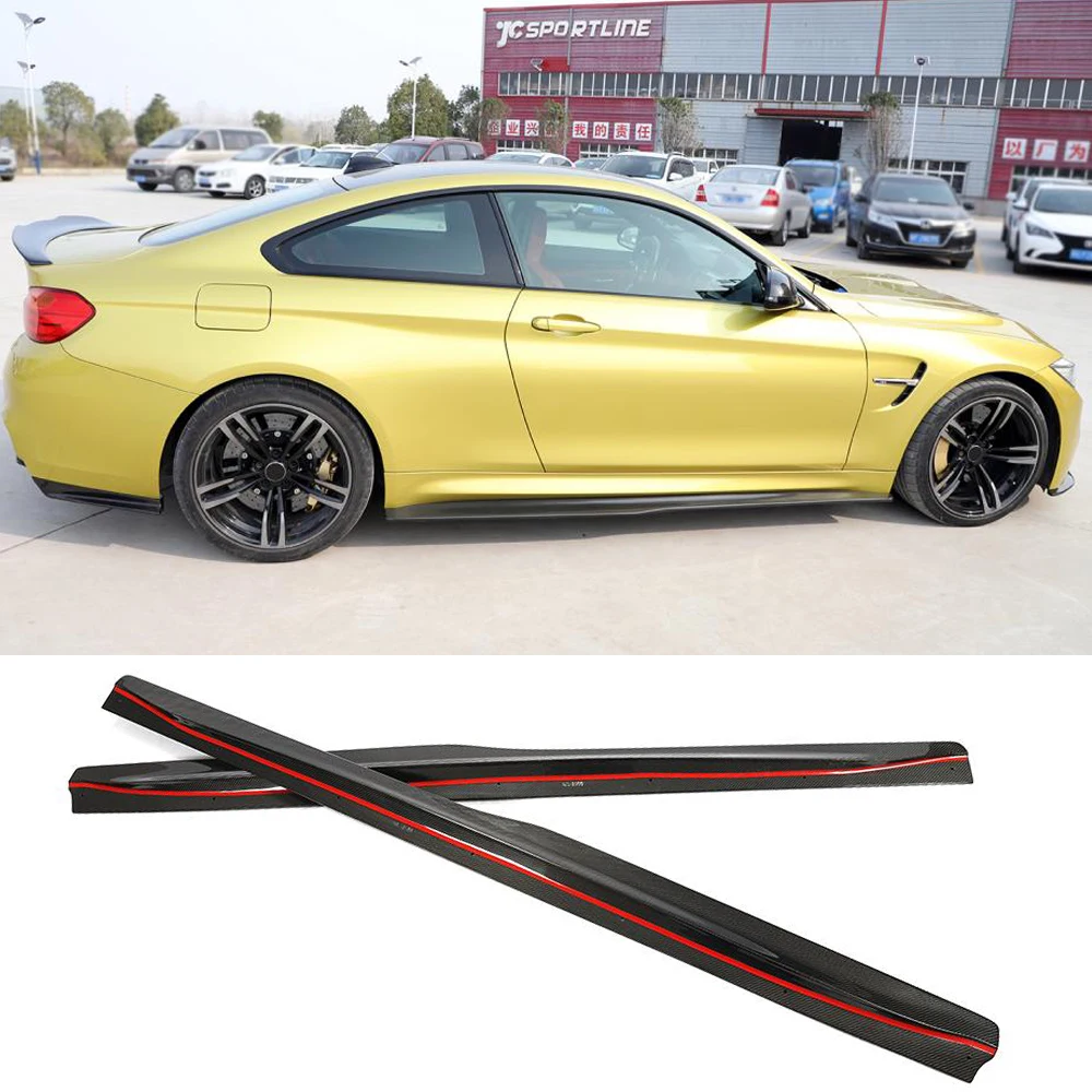Боковые юбки из углеродного волокна/ФАП удлинители для BMW F82 F83 M4 Coupe Convertible 2014-2018