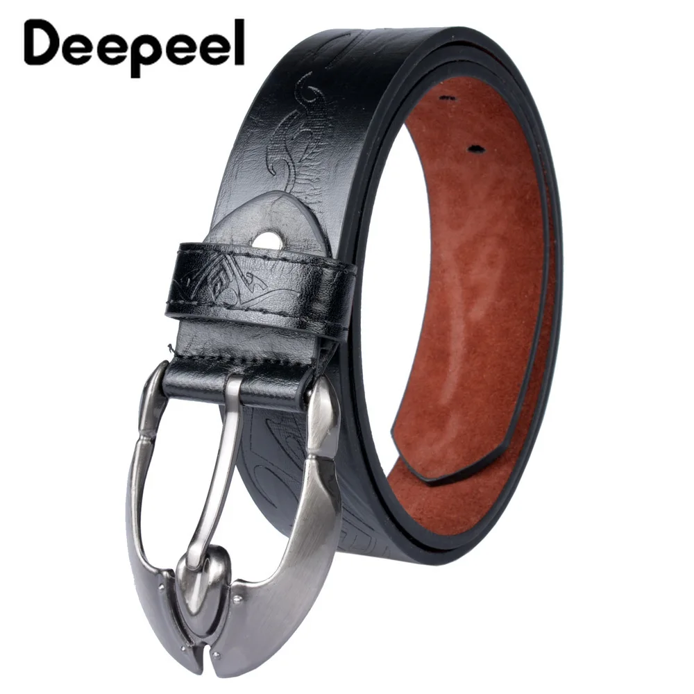Deepeel 1 шт. 3 8 см * 110 в стиле панк из алюминиевого сплава пряжкой ремень