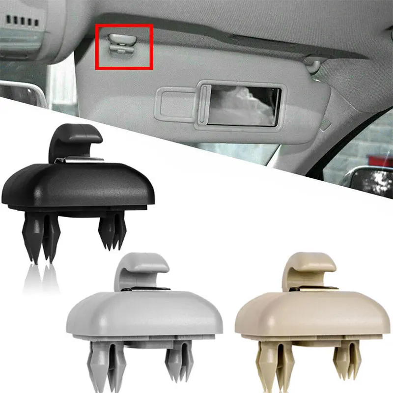 

1Set Sun Visor Clip Porpor Booya Interior Sun Visor Hook Clip Bracket for Audi A1 A3 A4 A5 Q3 Q5(8E0 857 562)A7 B6 B7 B8 S4 S5