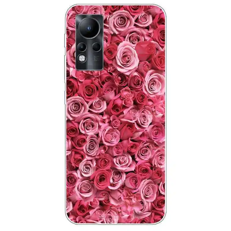 Чехол для Infinix Note 11 Мягкий Силиконовый ТПУ чехол телефона с рисунком волка Pro