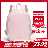 women pu leather backpack shoulder bag small fashion anti theft back pack rucksack reflective stripe bagpack for girl school bag