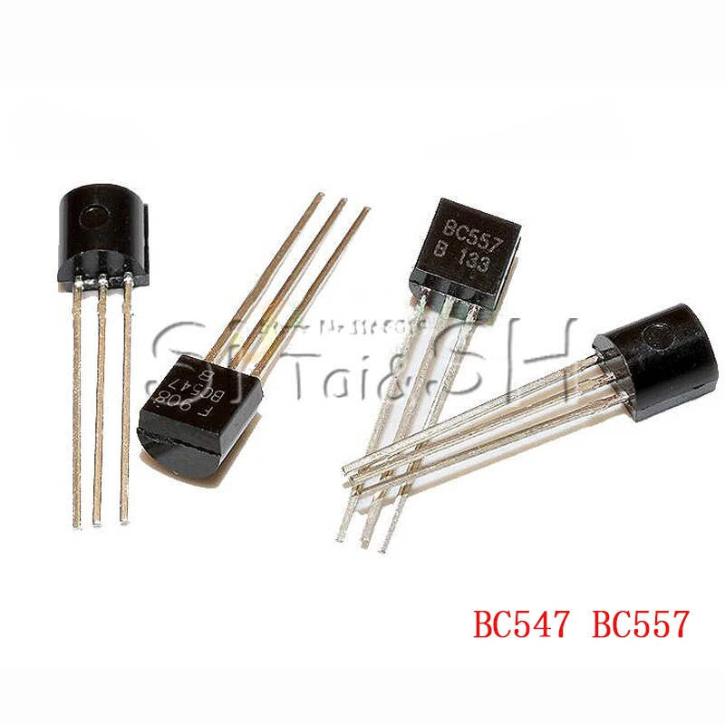 100 пар = 200 шт. BC547 BC557 TO92 BC547B BC557B NPN PNP TO-92 IC | Электронные компоненты и принадлежности