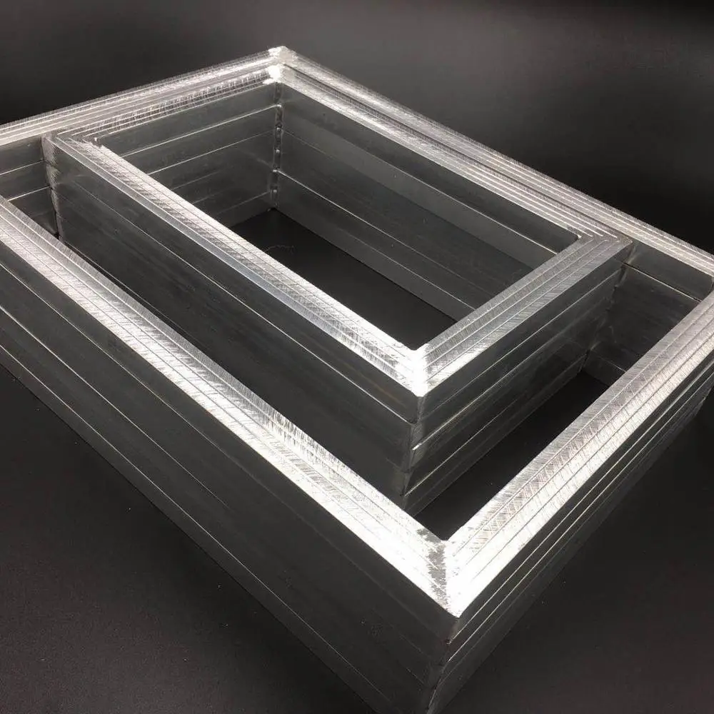 6 шт. алюминиевые рамки для трафаретной печати формата А3 и А4 набор алюминиевых