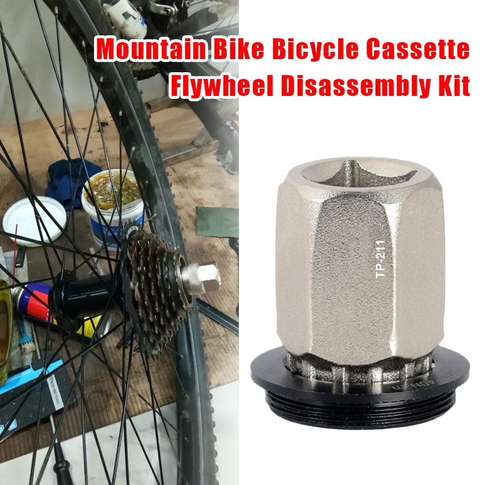 

Bicycle Cassette Freewheel Removal Repair Tool Card Flyewheel Remover MTB Bike Chainwheel Repair Lockring Sleeve Tools