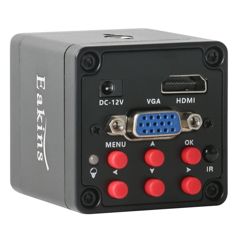 Цифровой микроскоп 720p 1080P HDMI VGA камера 23 2 x окуляр C-Mount 30 5 мм адаптер объектив мм/мм