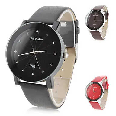 

Часы женские кварцевые с кожаным ремешком, модные роскошные элегантные повседневные наручные, со стразами