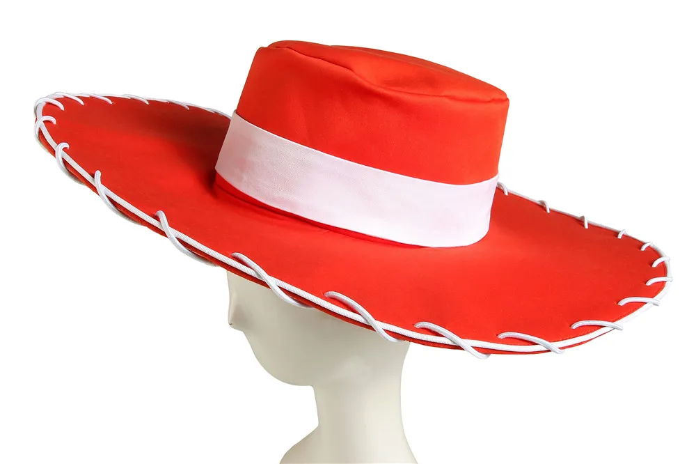 Hat Only Джесси из истории игрушек, карнавальный костюм на Хэллоуин, вечерние костюмы для косплея, костюм Ковбойши, костюм Джесси, женская одежда с ботинками, шляпа, изготовленная на заказ - Цвет: Hat Only