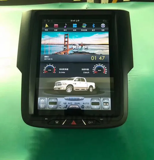 Android автомобильный GPS мультимедийный плеер для-Dodge RAM 1500 2014-2018 большой экран