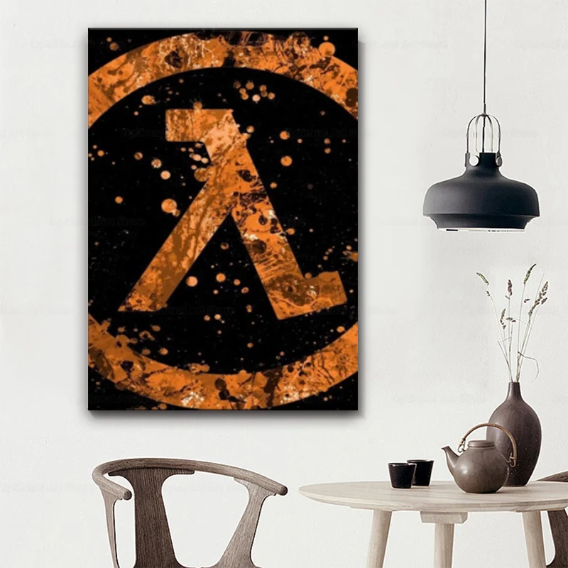 

Half Life Splatter Art Canvas Paintings Abstract Art Canvas Prints For Living Room Cuadros Dcor