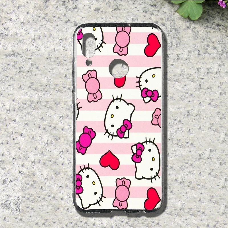 NO.7 Чехол для телефона hello kitty чехол для Huawei P7 P8 lite P9 lite mini P10 Plus P20 Lite P30 Pro мягкий чехол из ТПУ - Цвет: NO.7