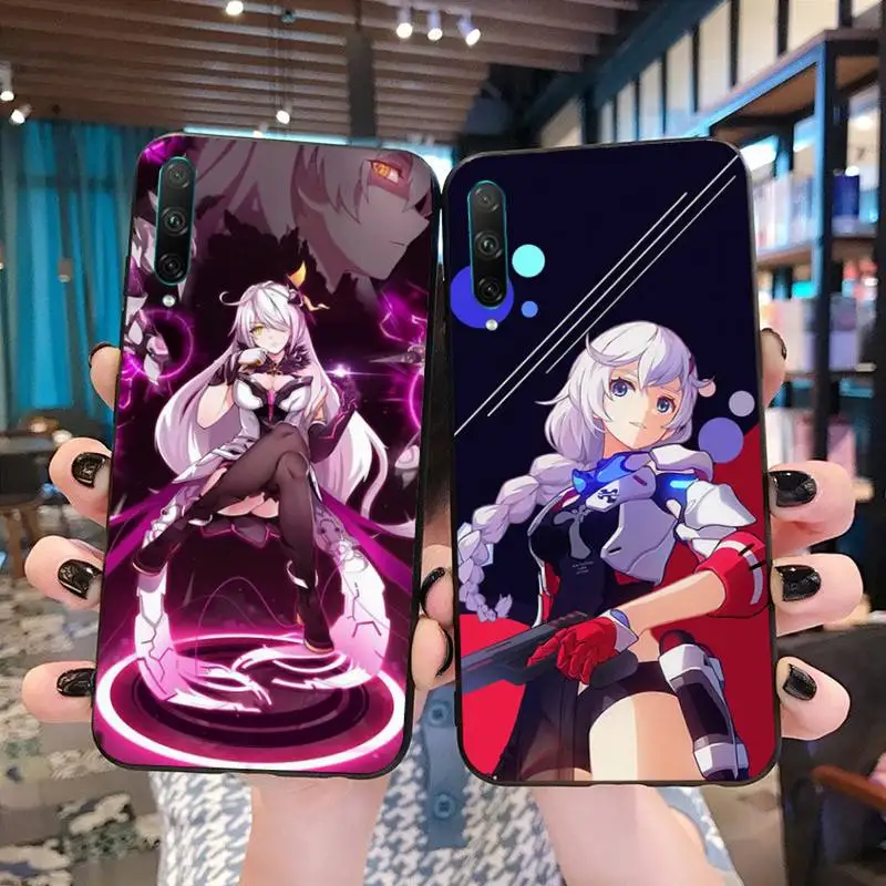 YJZFDYRM популярная игра Honkai ударопрочный 3-й чехол для телефона Huawei Nova 6se 7 7pro 7se honor 7A 8A