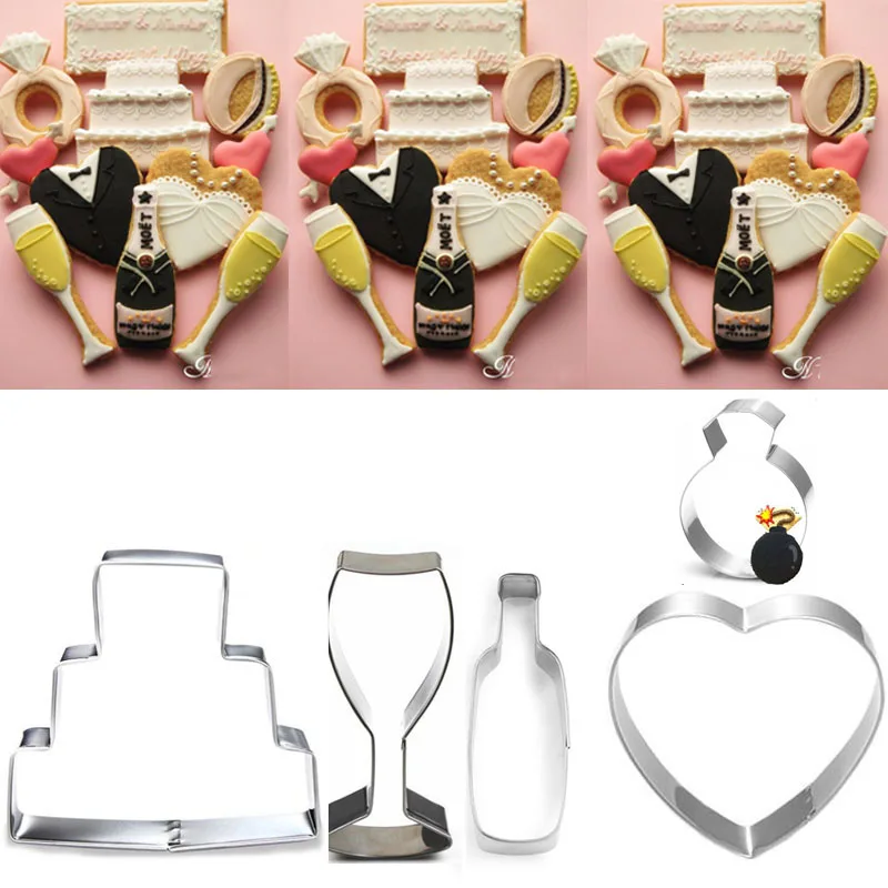 1 шт. Свадебный декор формочки для печенья Коктейльные Вечерние