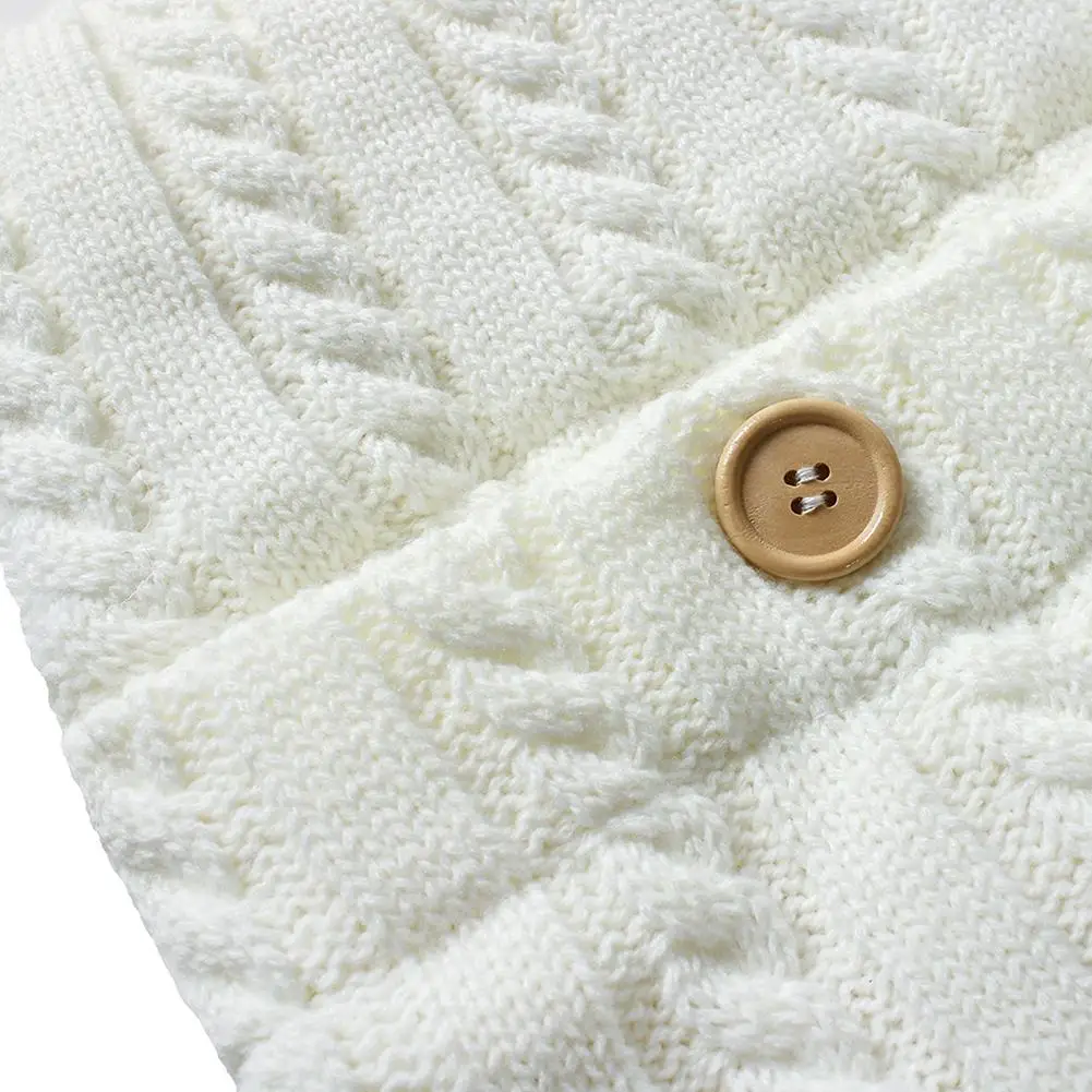 

Baby Sleeping Bag Acrylic Fibres Imitation Lamb Velvet Thick Envelope Winter Kids Stroller Sleepsack Knitted Swaddle