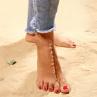 1 шт. модная пляжная цепочка на ногу, блестящие стразы из циркония, сексуальные украшения