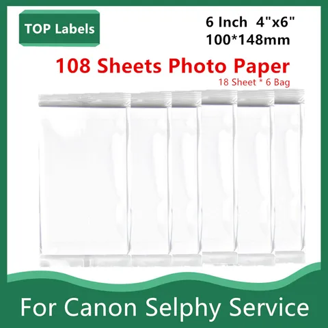 Фотобумага для принтера Canon Selphy ZHXINYUE 6 дюймов