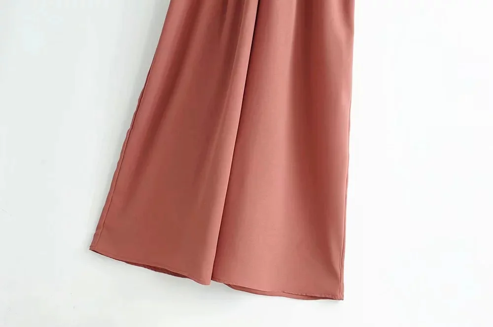 

2021 Women Jumpsuits Solid Casual Summer Beach Jumpsuit Rompers Long Sleeve V Neck Sexy Long Rompers With Belt